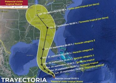 Alerta en México: se espera que tormenta Helene se convierta en huracán de gran intensidad. ¿Dónde pegaría y con qué intensidad?