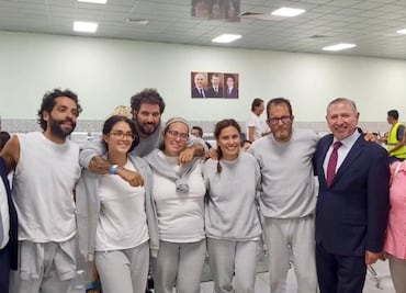 Tras presión diplomática, Israel autoriza salida de mexicanos capturados en flotilla humanitaria Sumud y son enviados a Jordania