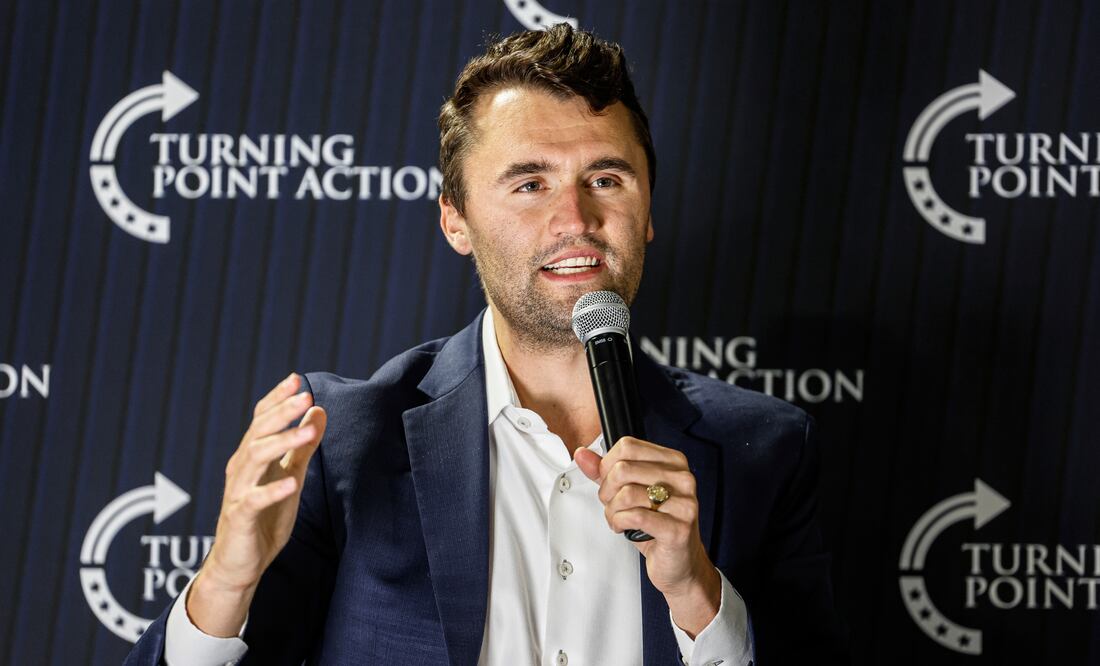 Última hora: Activista conservador Charlie Kirk herido de bala en evento en Utah Valley University. (AP Photo/Jeffrey Phelps, File)
