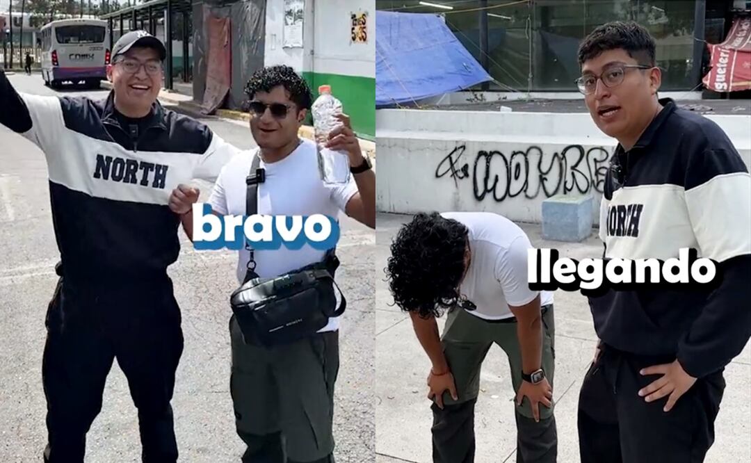 Influencers recorren caminando la Línea 2 y 3 del Metro de la CDMX. ¿Cuánto tardaron? Foto: Captura TikTok