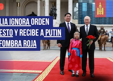 Mongolia ignora orden de arresto y recibe a Putin con alfombra roja