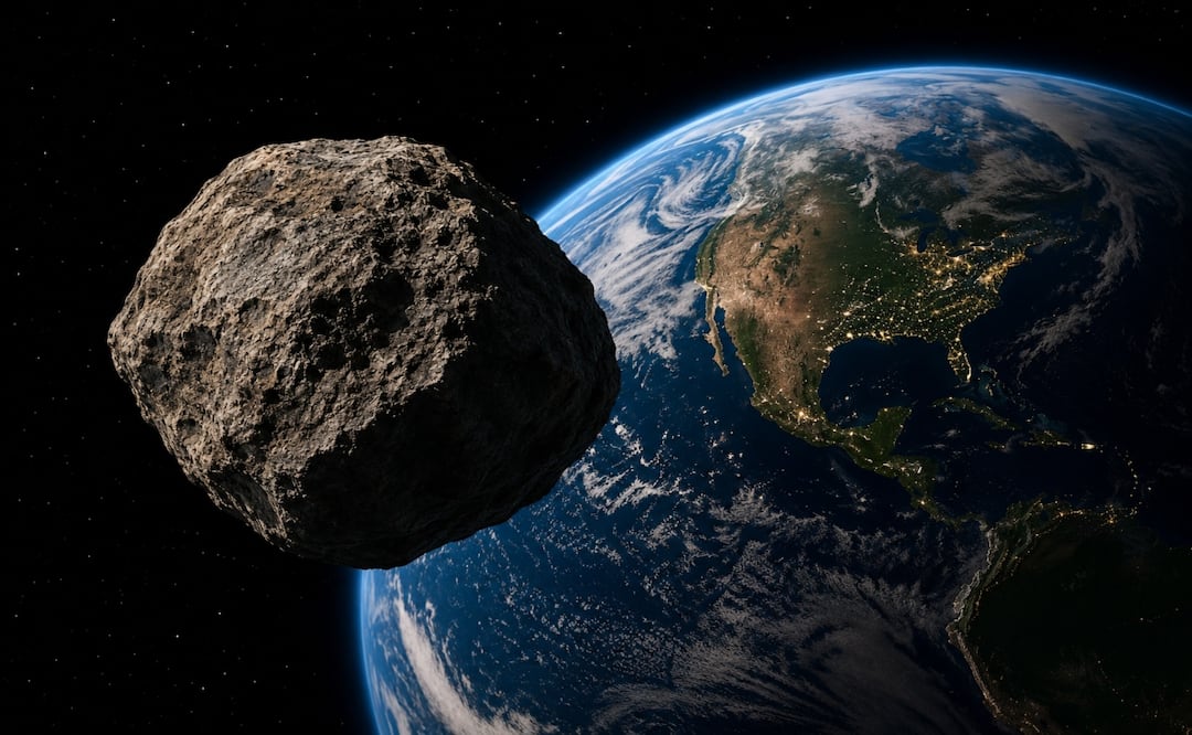 ¿Riesgo de impacto? La NASA vigila al enorme asteroide que pasará "cerca" de la Tierra este 18 de mayo. Foto: Especial
