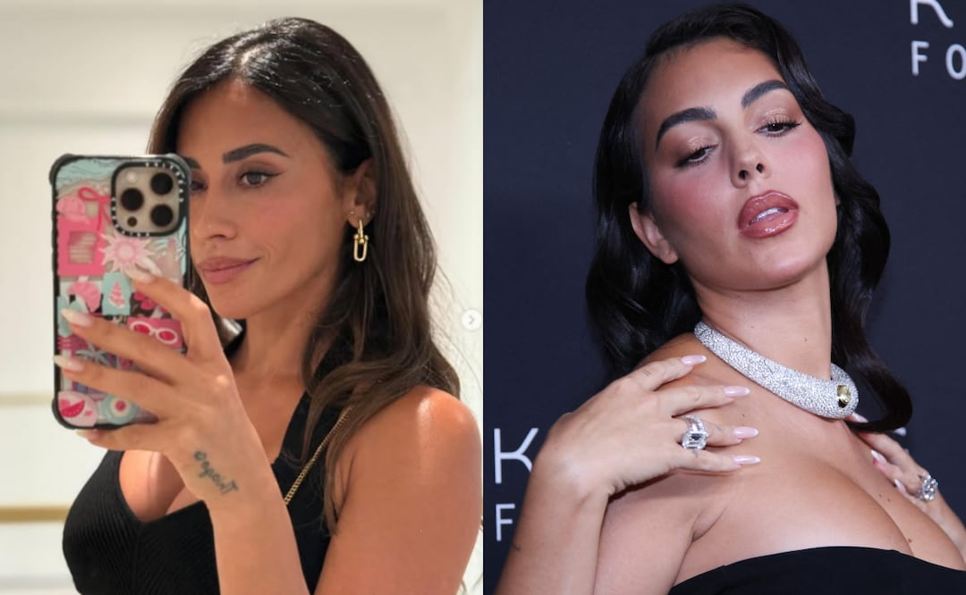 ¿Quién tiene más dinero? Comparan las fortunas de Antonela Roccuzzo y Georgina Rodríguez. Foto: Instagram / AFP