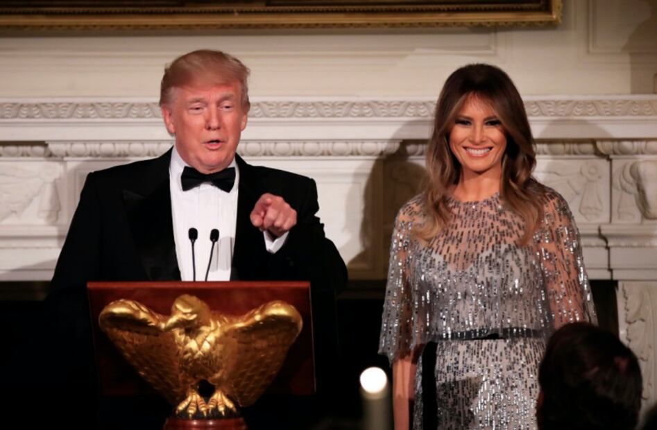 Los outfits más lujosos de Melania Trump