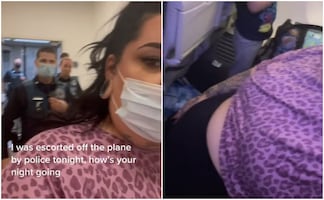 Mujer acusa que fue expulsada de vuelo en EU por su ropa y peso