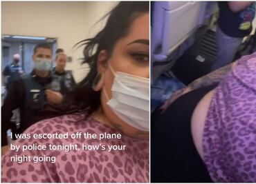 Mujer acusa que fue expulsada de vuelo en EU por su ropa y peso
