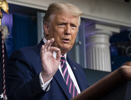 Pese a Covid-19, Trump pretende participar en próximo debate