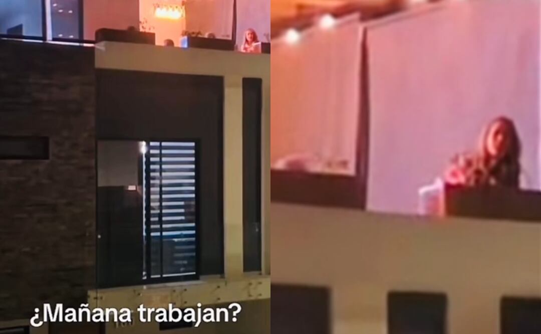 Llaman ‘Lady Mediocres’ a mujer que se burló de sus vecinos por trabajar y pedirle que hiciera menos ruido. Foto: Captura TikTok