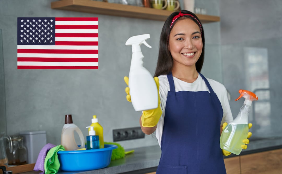 Hay trabajo de limpieza en el Consulado de Estados Unidos; pagan $155,601 y sólo piden primaria. iStock/dima_sidelnikov