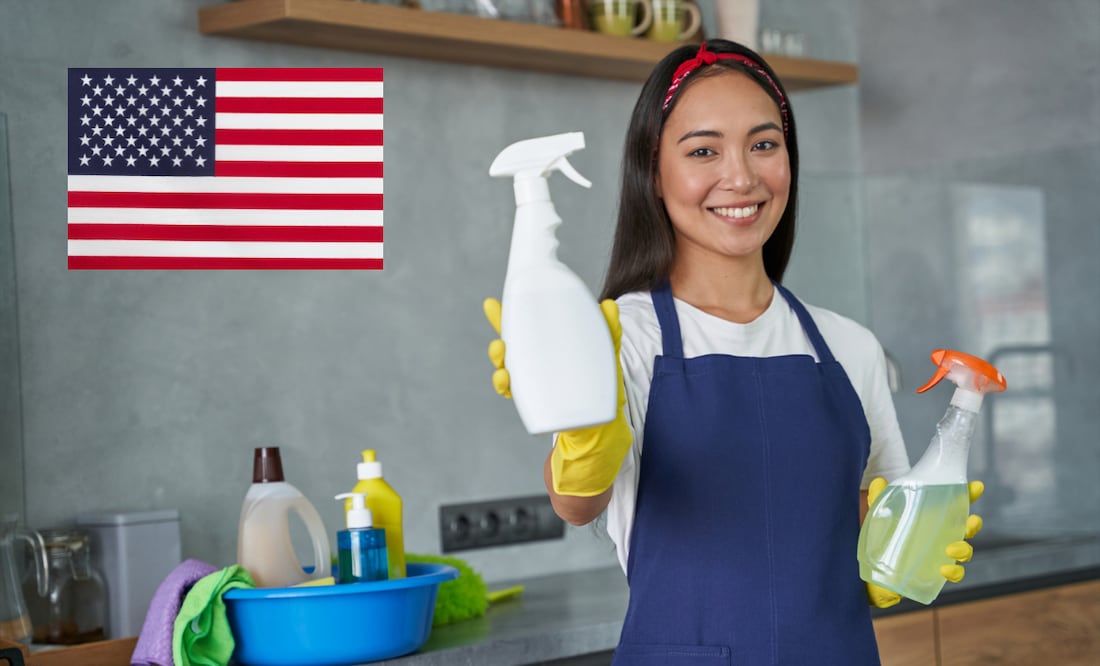 Consulado de Estados Unidos busca personal de limpieza con primaria; pagan $155,601 anuales. iStock/dima_sidelnikov