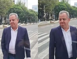 Surge ‘Lord Berrinches’: Hombre se pone frente a Metrobús y bloquea su paso porque no alcanzó a subirse. VIDEO