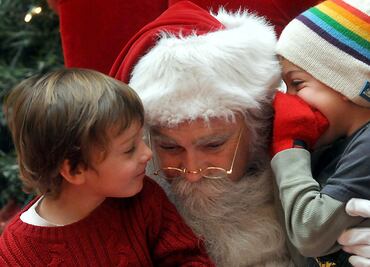 ¿Cuánto gana un Santa Claus en centros comerciales de EU?