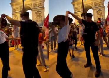 Mexicana “conquista” a policía francés al ritmo de los Tigres del Norte en los Juegos Olímpicos. VIDEO