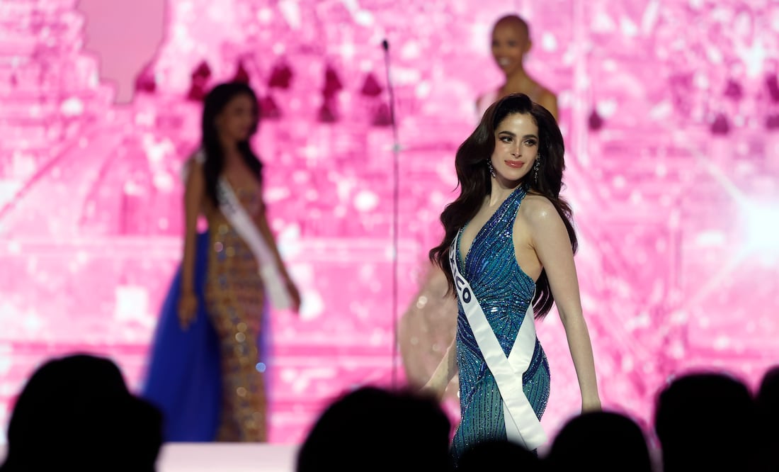 Fátima Bosch, Miss México, vive incómodo momento en Miss Universo: no le dieron el micrófono y las redes estallan Foto: EFE/EPA/RUNGROJ YONGRIT