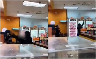 Por unas donas, hombre ataca con un cuchillo a empleada en Georgia