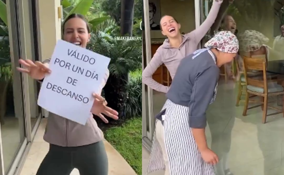 Acusan a influencer de “humillar” a sus empleadas con trend viral para que ganen un día de descanso. Foto: Captura X