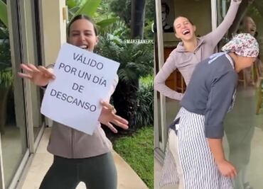 Acusan a influencer de “humillar” a sus empleadas con trend viral para que ganen un día libre. VIDEO