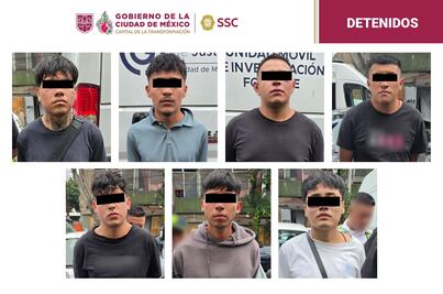 Detienen a 7 sujetos tras agresión a policías durante operativo en el Centro Histórico. VIDEO