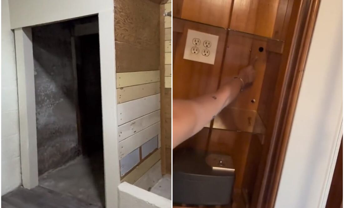 ¡Qué miedo! Mujeres encuentran mirillas y cuartos ocultos en su Airbnb. Foto: TikTok