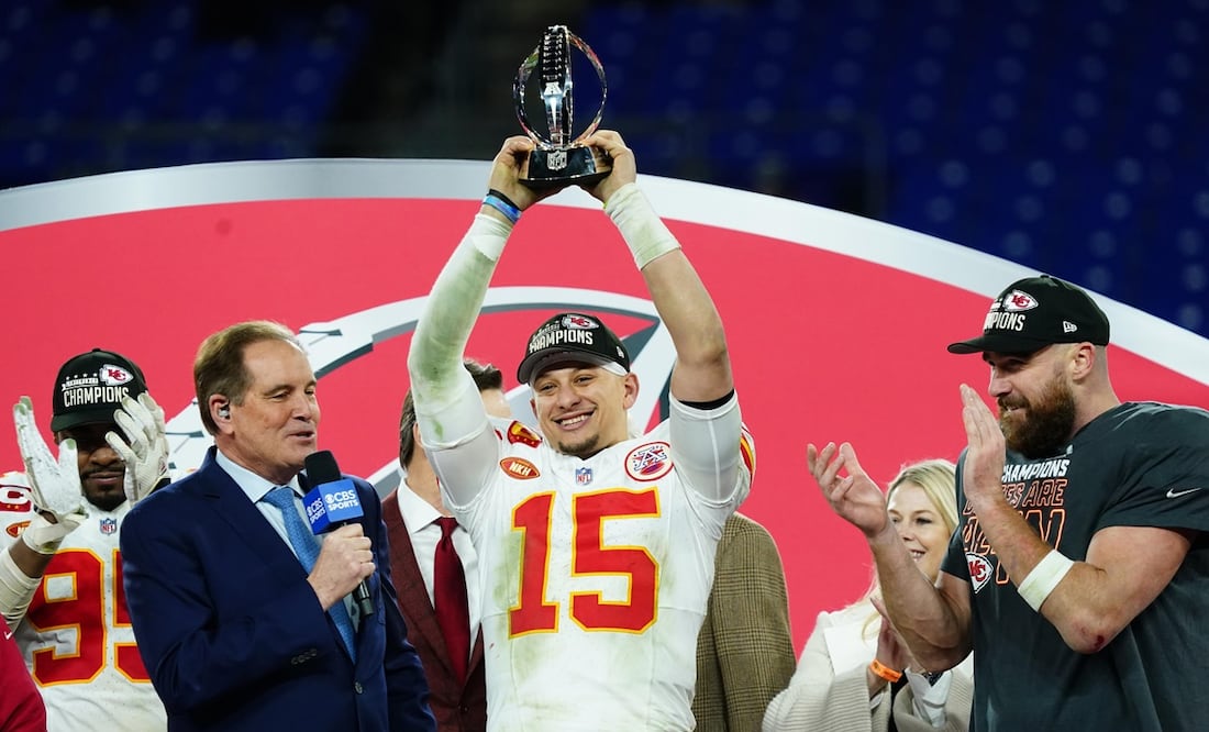 ¿Quién es Patrick Mahomes, el quarterback que llevó de nuevo a los Kansas City Chiefs al Super Bowl? Foto: EFE