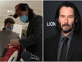 Encuentro de Keanu Reeves con pequeño fan en aeropuerto se hace viral en redes