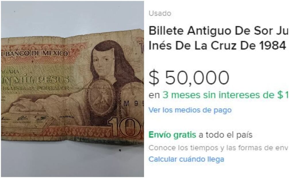 Sor Juana Inés de la Cruz. Foto: Mercado Libre / Captura