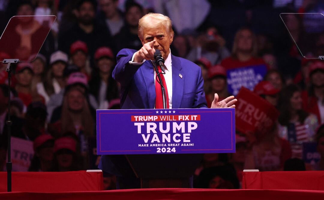 Donald Trump. (Photo by Michael M. Santiago / GETTY IMAGES NORTH AMERICA / Getty Images via AFP)