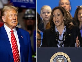 Hombres latinos en Estados Unidos apoyan casi por igual a Kamala Harris y Donald Trump