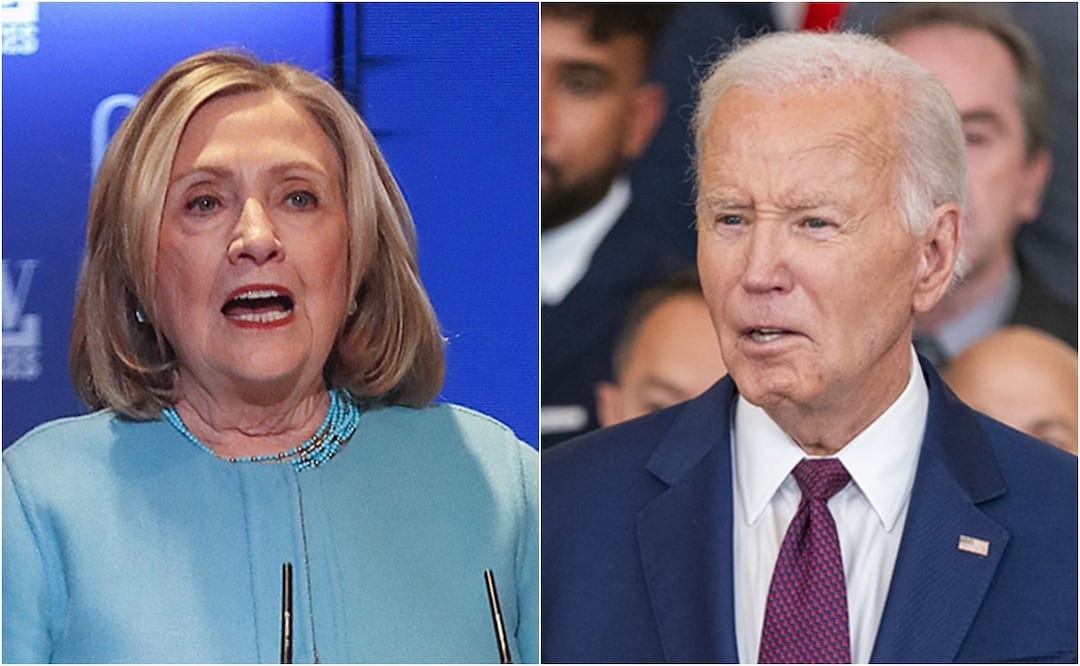 Biden y Clinton; las estrellas de la política que abrirán la Convención Demócrata. Foto: EFE