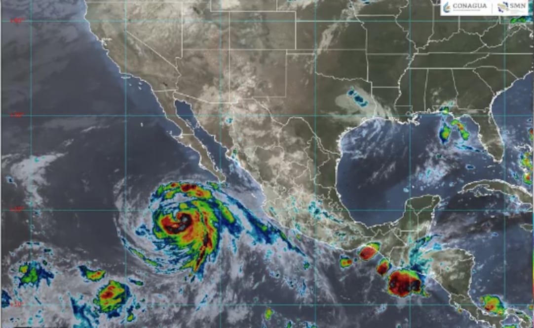 Huracán Marie en México: ¿dónde suspendieron clases este jueves 3 de septiembre? Foto Conagua
