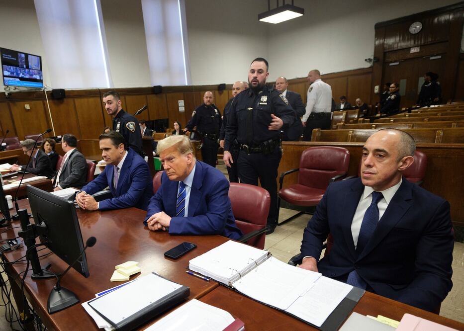 Juicio contra Donald Trump en Nueva York llega a su final. FOTO: AP / Curtis Means