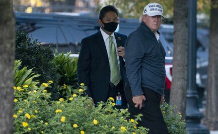 Trump vuelve a la Casa Blanca horas después del anuncio de su derrota