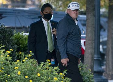 Trump vuelve a la Casa Blanca horas después del anuncio de su derrota