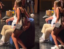 Difunden otro video de sobreviviente de Los Andes, mientras toca indebidamente a otra mujer en México