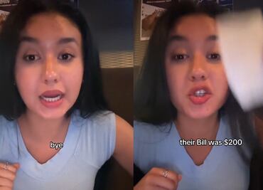 Mesera se queja por no recibir propina en cuenta de $200 dólares y es criticada; “no vamos a pagar tu sueldo”