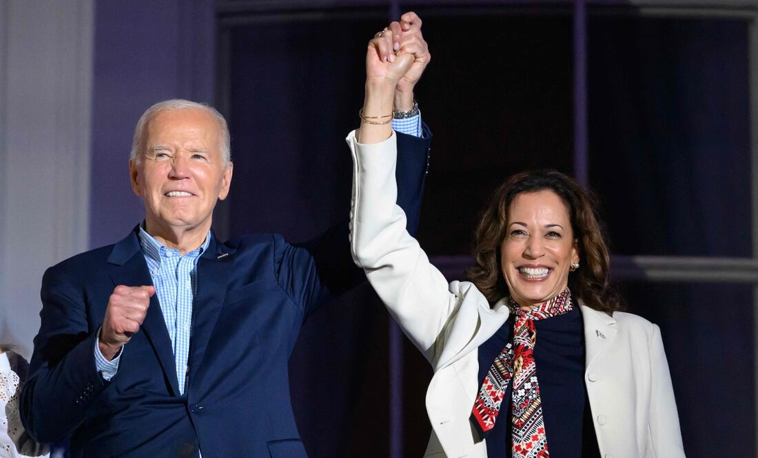 Kamala Harris: "Mi presidencia no será una continuación de la de Joe Biden". Foto: AFP