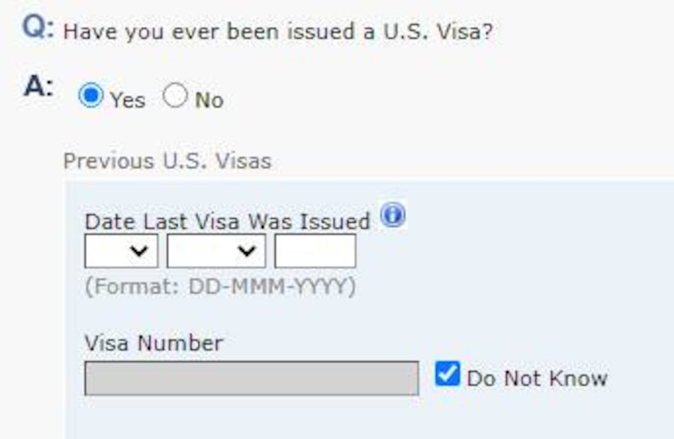 ¿Qué pasa si no tengo el número de mi visa al momento de renovarla?