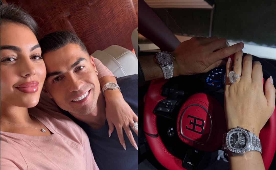 Georgina Rodríguez presume lujos con Cristiano Ronaldo: más de 15 millones en un Bugatti, diamantes y anillo de compromiso. Foto: Instagram