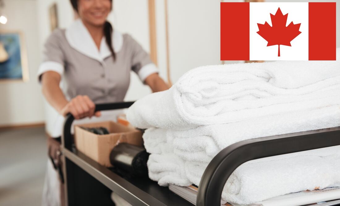 Mucama en Canadá/ iStock/DeanDrobot