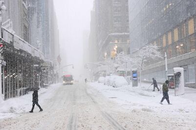 Tormenta histórica paraliza Nueva York: 40 millones de personas bajo alerta y vuelos cancelados