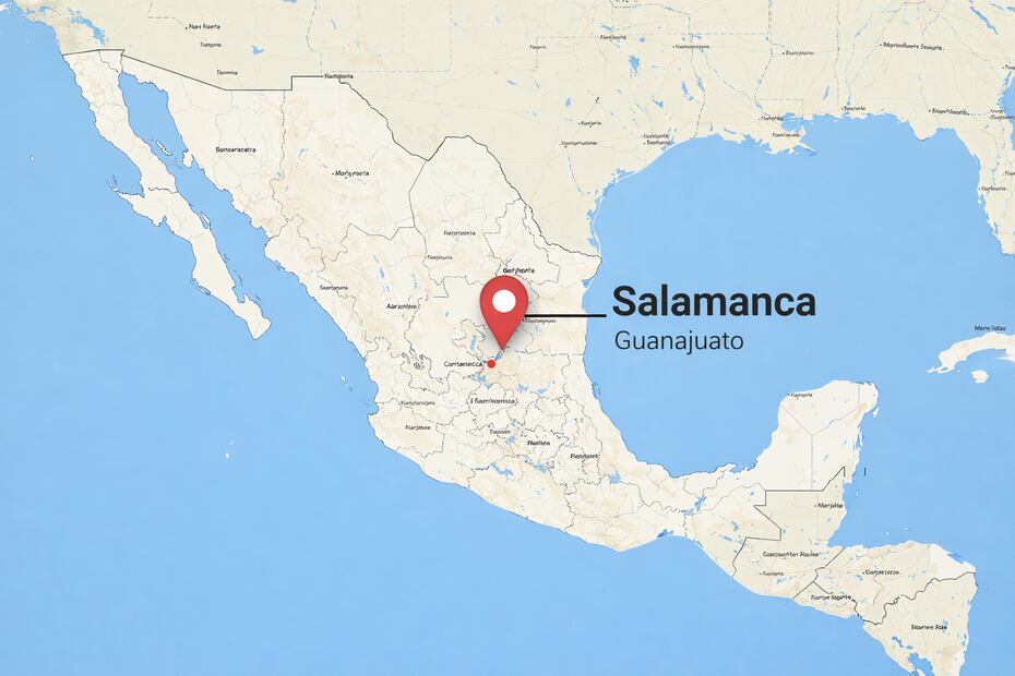 MAPA. ¿DÓNDE QUEDA SALAMANCA, GUANAJUATO? FOTO IA