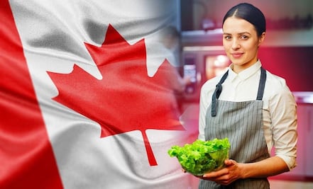 ¡Hay trabajo en Canadá! Buscan ayudantes de cocina por $30,000 y sólo piden primaria