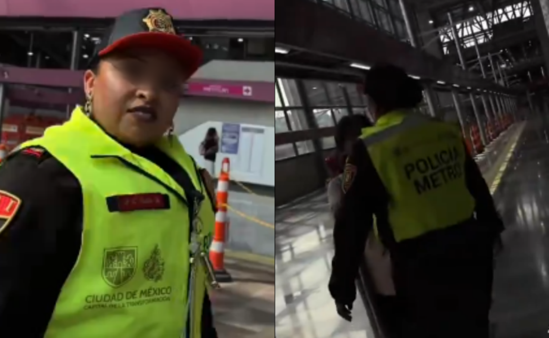 “Eres una tarada”: acusan a policía del Metro de agredir a usuaria en silla de ruedas en Observatorio. Foto: TikTok