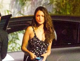 Eiza González y los leggings de látex con los que arrasó en California