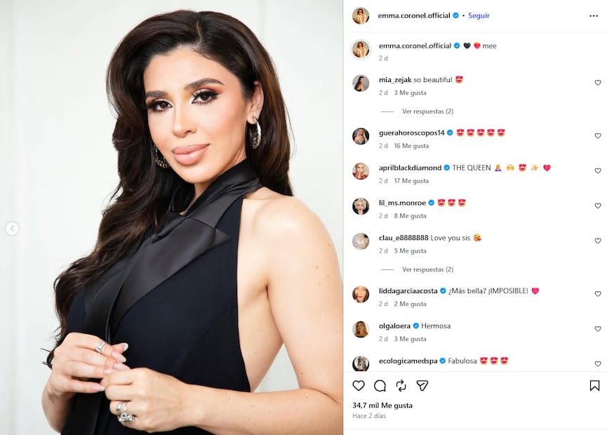 Emma Coronel, esposa de El Chapo, sorprende con nuevo look y la llaman “Barbie latina”. Foto: Tomada de Instagram @emma.coronel.official