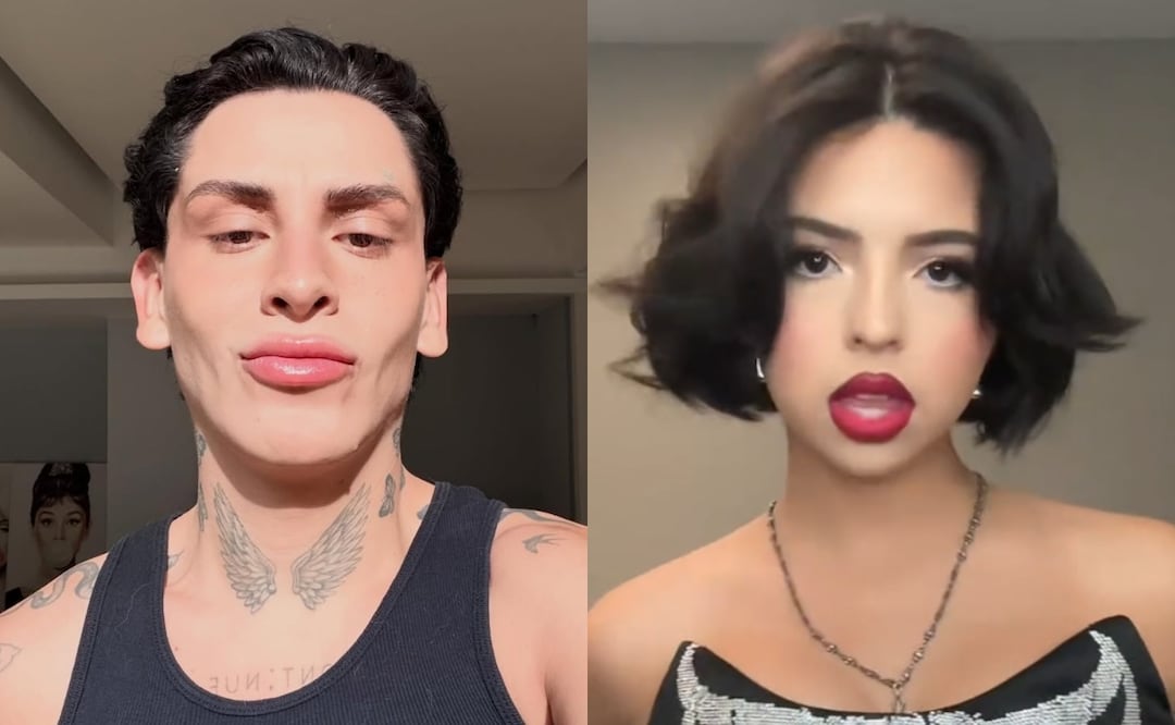 Kunno desata furia con la frase “¡Que vivan las amantes!” y salpica a Ángela Aguilar en TikTok. Foto: Tomada de Instagram @papikunno / tomada de TikTok @angelaaguilar_
