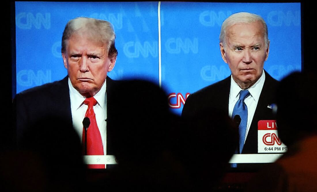 ¿Quién ganó el debate presidencial, Trump o Biden? Foto AFP