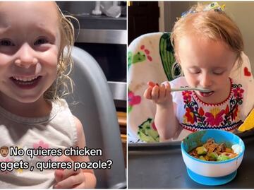 Niña estadounidense se vuelve viral por preferir el pozole a los ‘chicken nuggets’