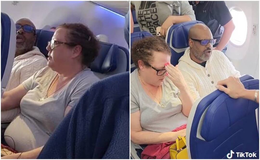 El vuelo de Southwest se desvió de su ruta por el mal clima. Foto tomada de video.