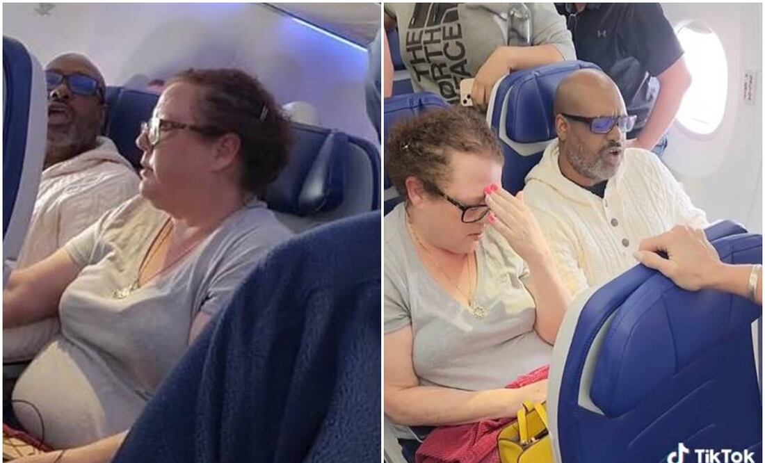 El vuelo de Southwest se desvió de su ruta por el mal clima. Foto tomada de video.